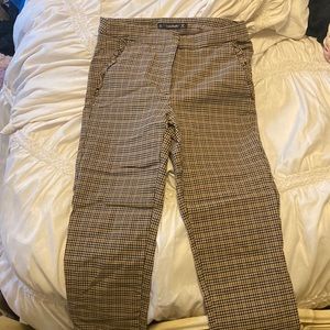 Zara plaid pants